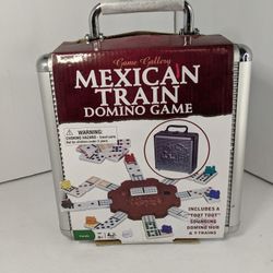 Cardinal Game Gallery Mexican Train Domino Game w/Aluminum Carry Case - NEW
