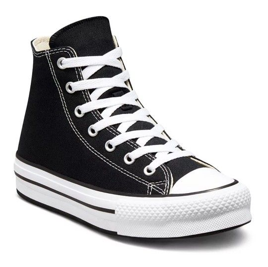Converse Chuck Taylor All Star Eva Kids' Platform Sneaker Bundle