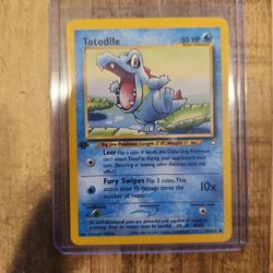 Totodile 1st Eddition