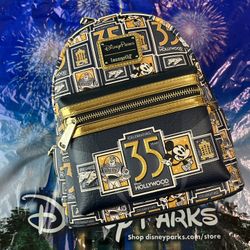 Disney Parks Hollywood Studios 35th Anniversary Loungefly Backpack NWT