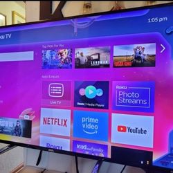 50" roku smart tv 4k great condition no legs it was mounted.  Great quality pic no scratch 
