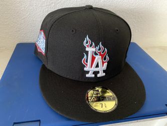 Los Angeles Dodgers Fitted Hat - Black