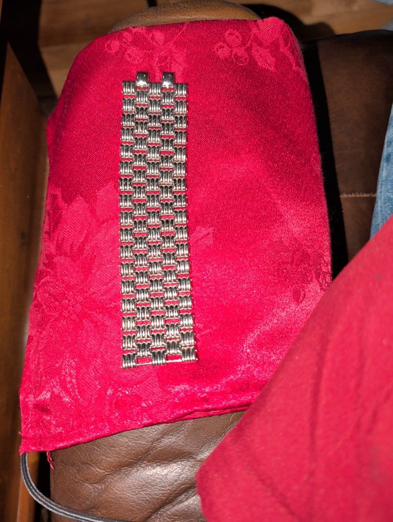 Vintage Keisler Silver Tone 5 panel Beacelet