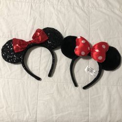 Pair Of Minnie Disney Ears