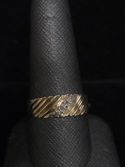 10k Gold Man's ring