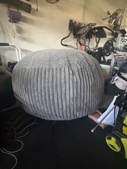 Grey bean bag