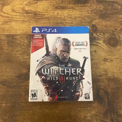 PlayStation 4 The Witcher 3 Wild Hunt Original Disc And Case Want Gone This Week