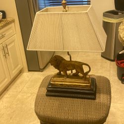 Lion Lamp Heavily Made