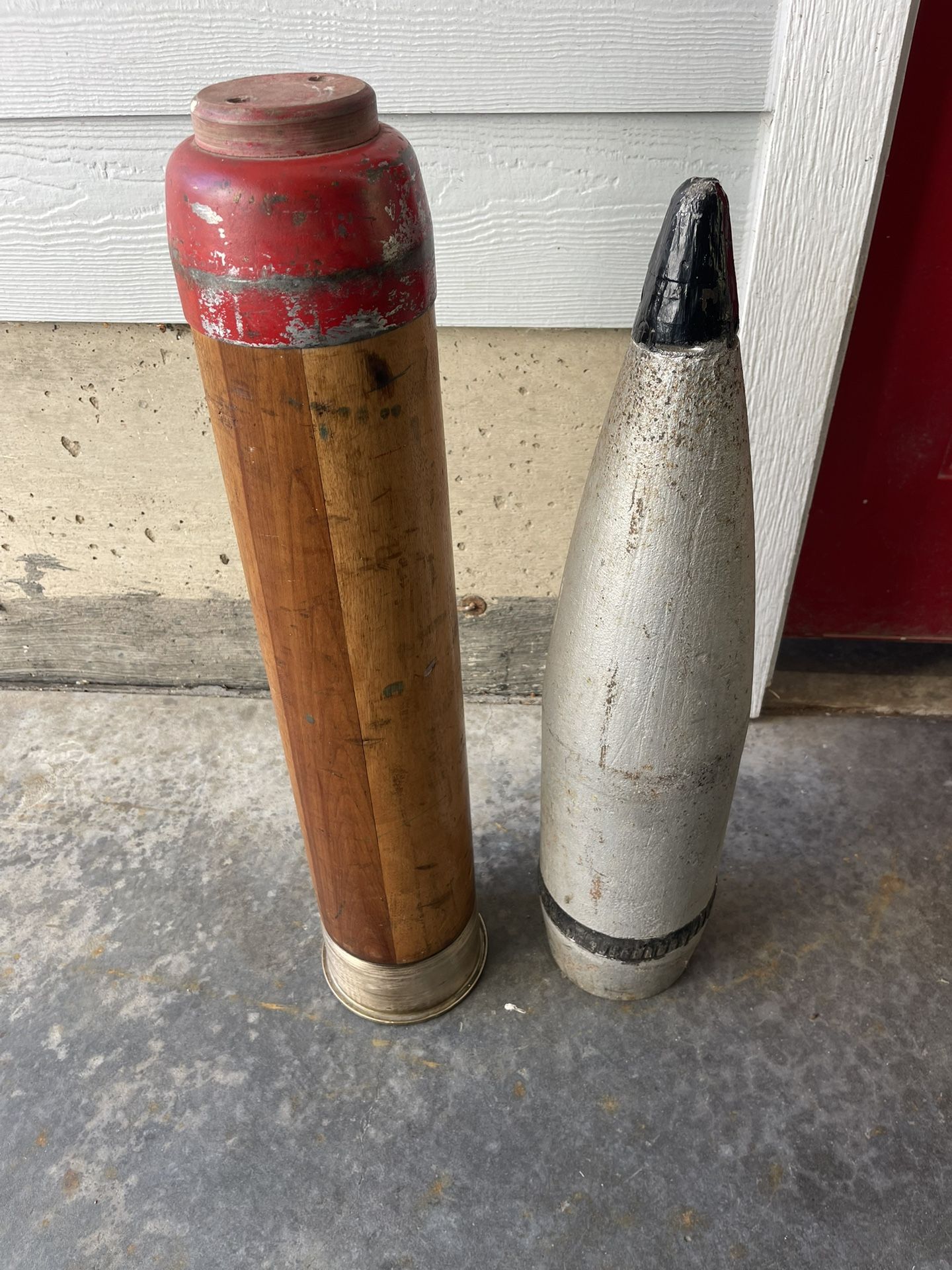 WW2 US Navy MK5 .38 Cal dummy Case + Projectile