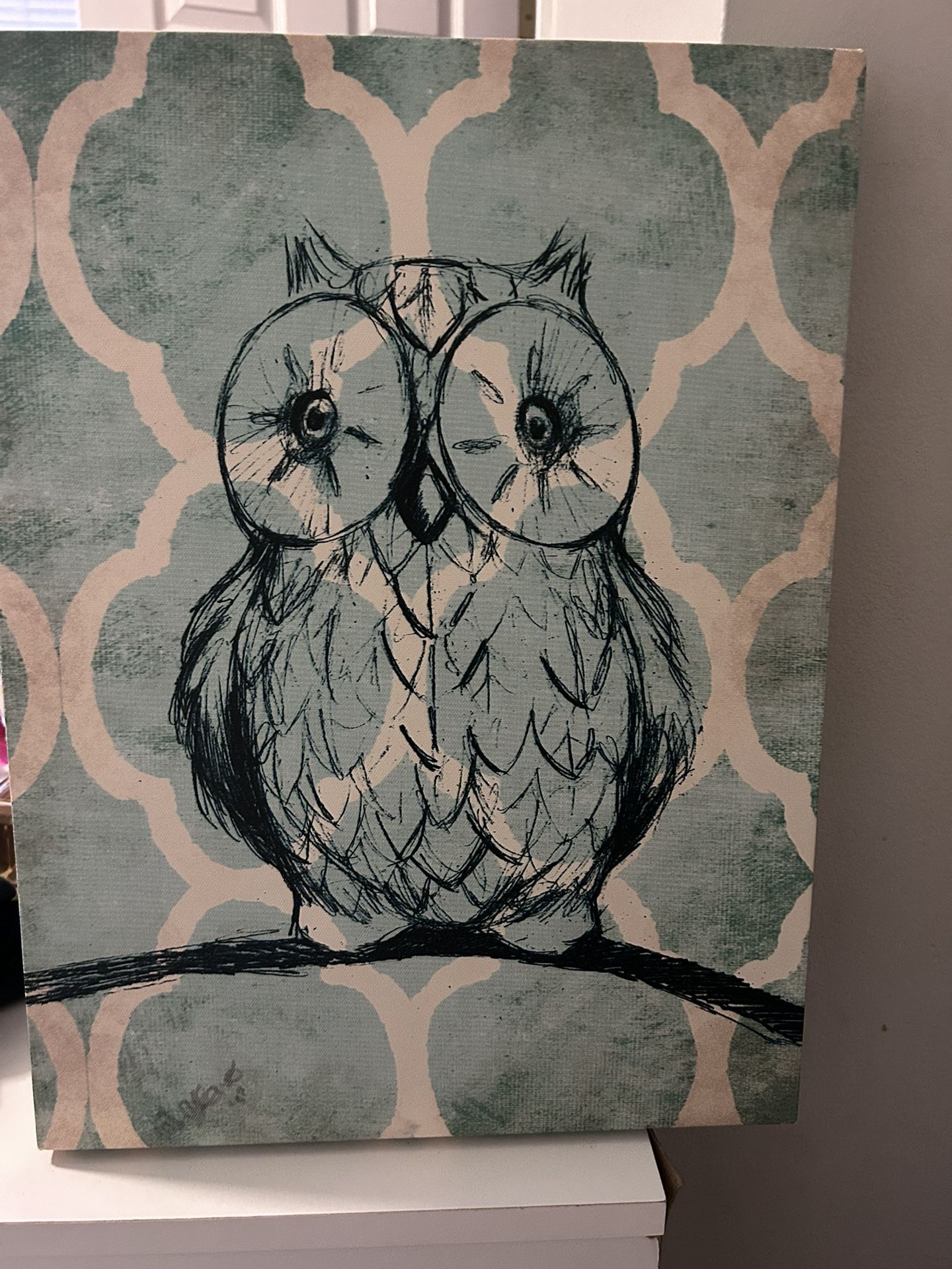 Owl Canvas Wall Art