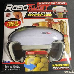 Robo Twist Electronic Jar Opener/pickle Jar Opener *save your hands/wrists*