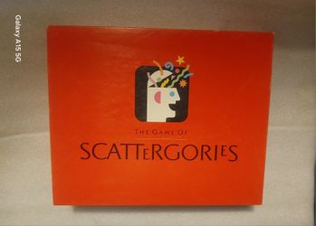 Scattergories Game