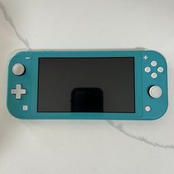 Nintendo Switch Lite Turquoise Handheld Console with Charger