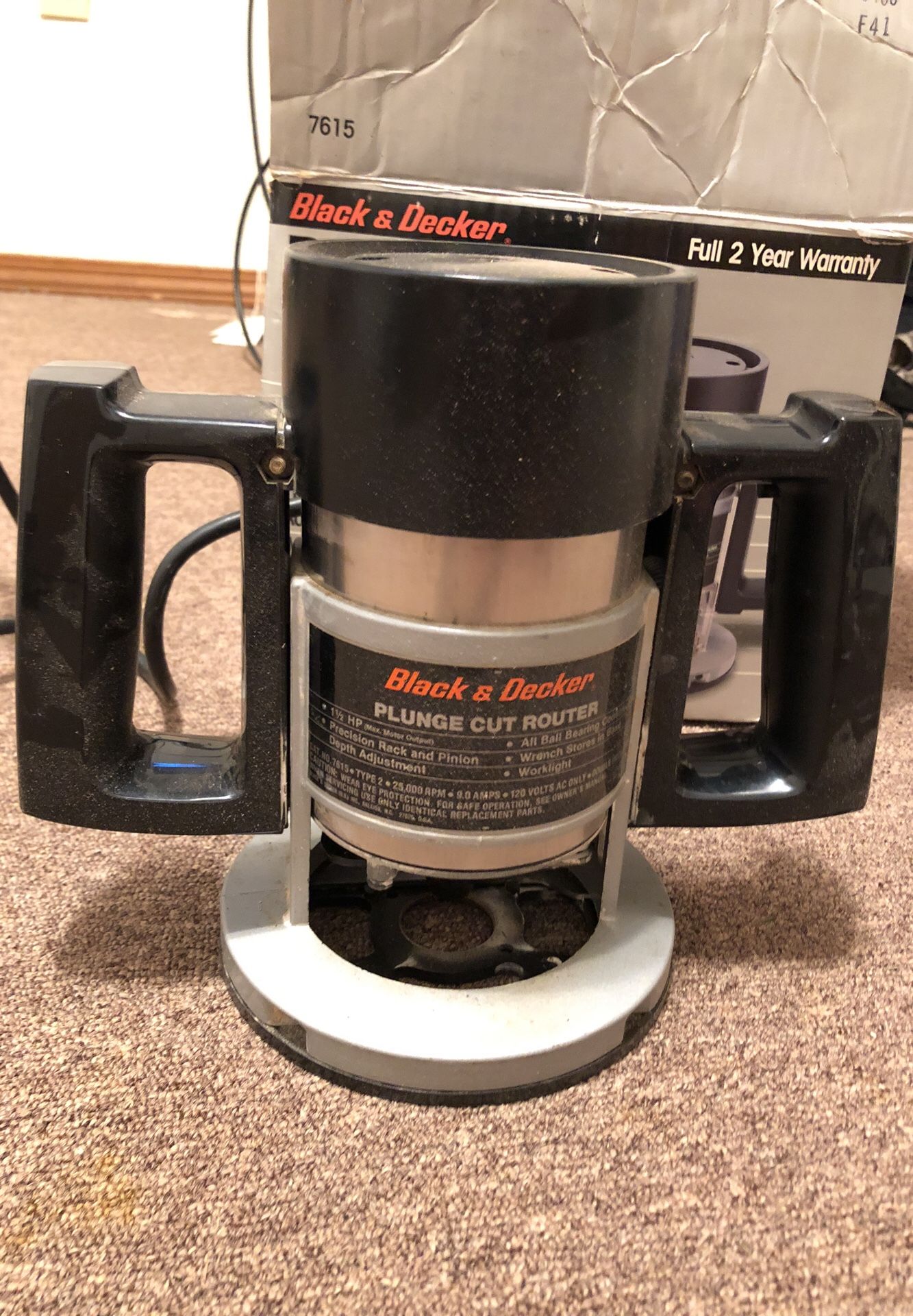 Black and decker 7611 Router kit for Sale in North Wales, PA - OfferUp