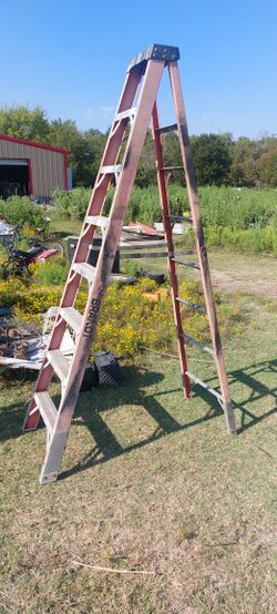 8 ft fiberglass aluminum ladder