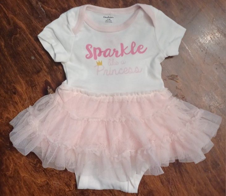Gerber "Sparkle Like A Princess" Onesie