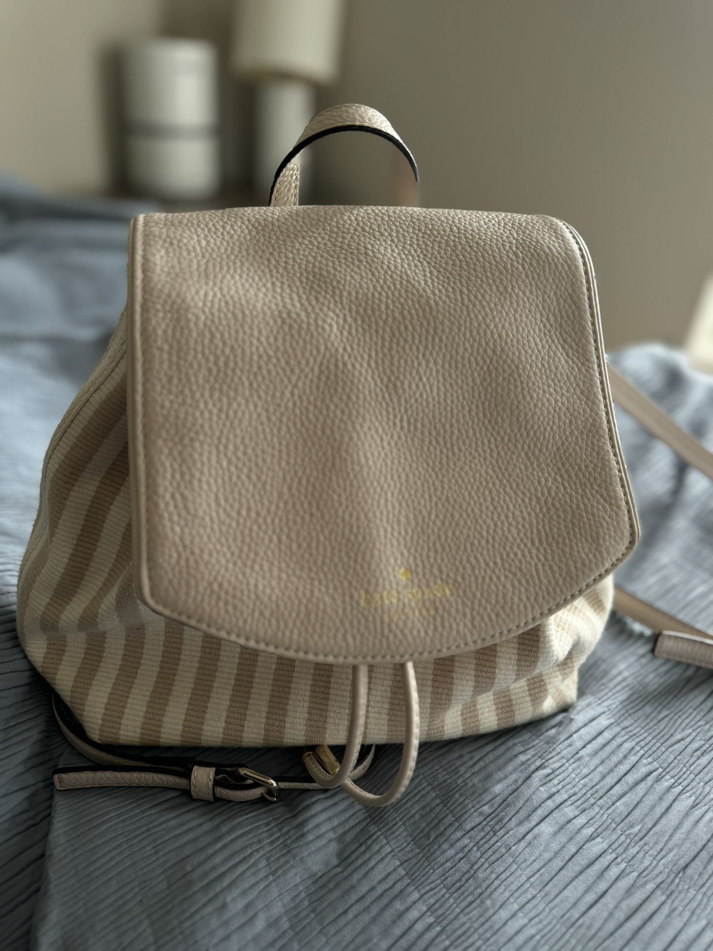 Kate Spade Mulberry Street Small Breezy Striped Backpack (Excellent Condition)