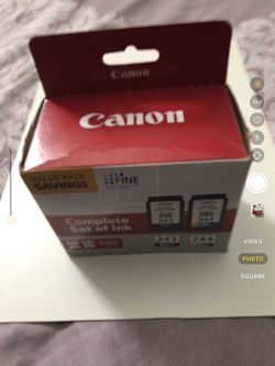 Canon Complete Set Of Ink PG243   And CL244