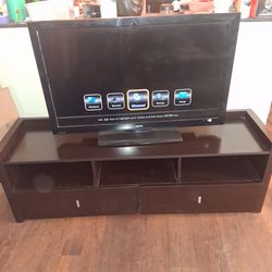 TV stand with tv