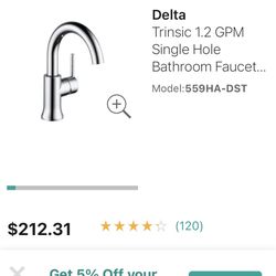 Delta Trinsic Faucet 