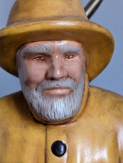 Fisherman Lamp, Vintage