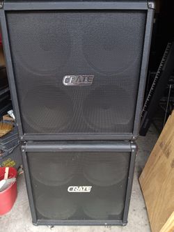 Crate SLM GX-412XR dual 4x12 Speaker Stack. Full Stack