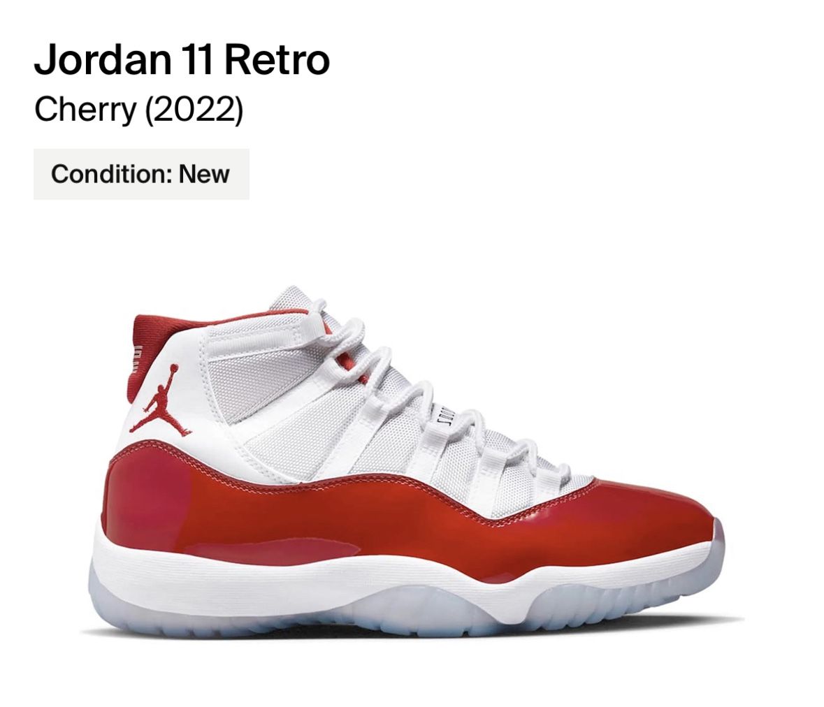Jordan 11 Cherry Red