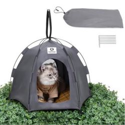 “New”cat&dog Pop Up Tent(no Assembly)(23”x23”x17”)foldable(retail$39)w/carry Bag