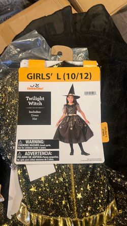 Twilight Witch Girls Halloween Costume Size L (10/12)
