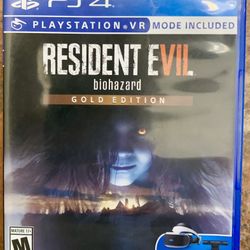Residevil Evil 7 - Gold Edition - PS4