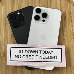 Apple IPhone 15 Pro Max Phone -PAYMENTS AVAILABLE-$1 Down Today 