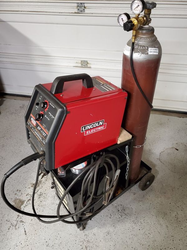 Lincoln SP170t mig welder with bottle for Sale in McKinney, TX OfferUp