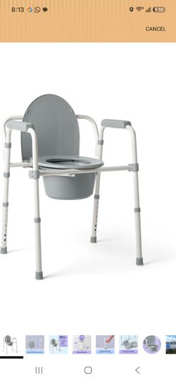 New in box portable potty, commode