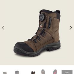 SIZE 11 RED WING THE TRADESMAN BOA WATERPROOF LEATHER SAFETY TOE BOOTS BRAND NEW