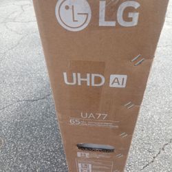 -Read Info- New 65 In. LG 4k Smart TV W/Remote