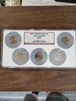 2004-P Uncirculated Set State Quarters MS 65