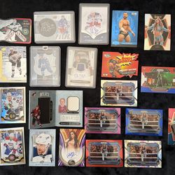 Hockey & WWE CARDS ( dm for price )
