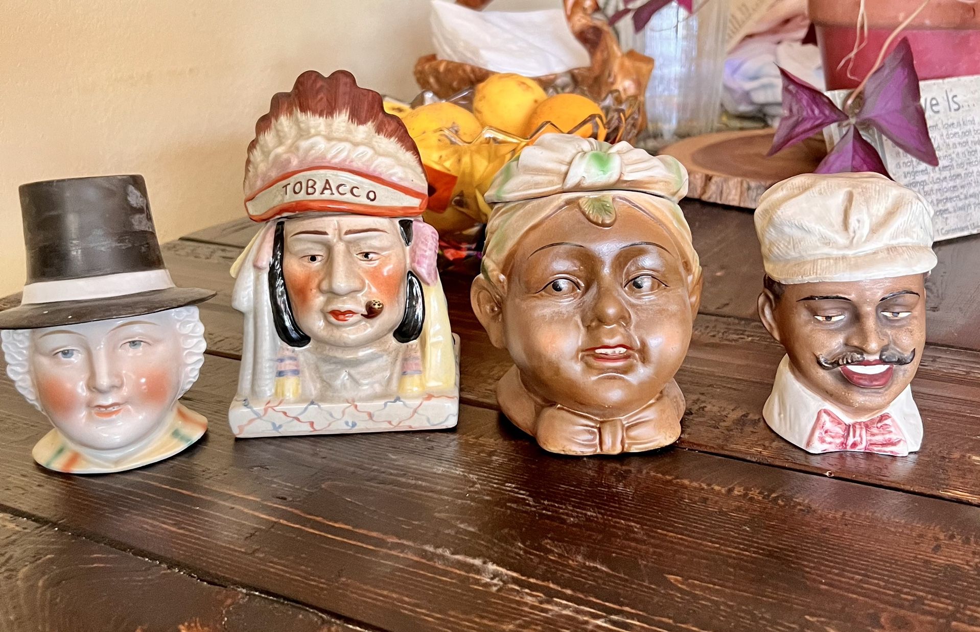 Antique Tobacco Jars