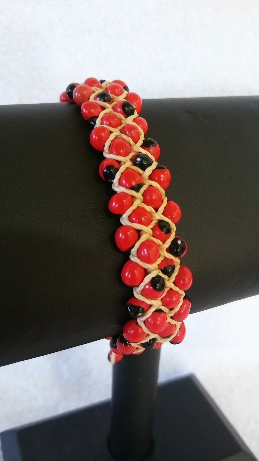 Huayruro bracelets / Pulseras de Huayruro ( Christmas Bracelets Seeds Beads Jewelry )