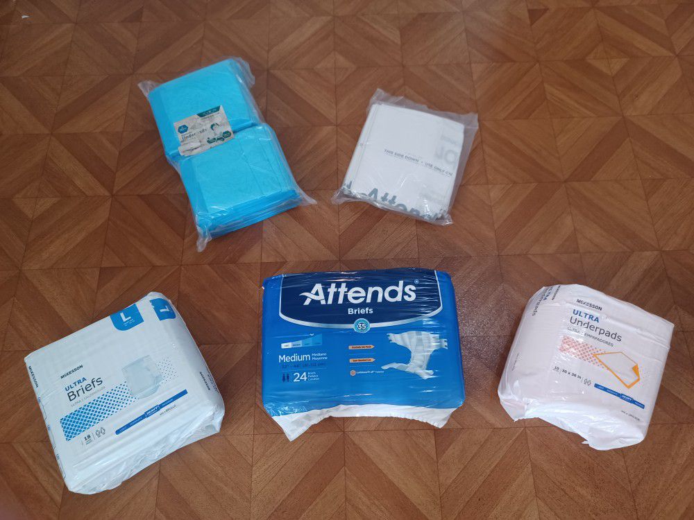 New Diaper Briefs and Underpads