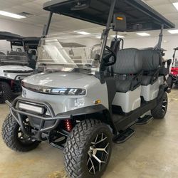 2026 Denago Rover XL6 6-Passenger Lifted 48-Volt Lithium Street Legal LSV Golf Cart