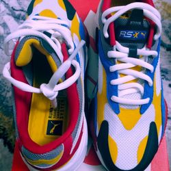 Puma White Royal RS-X Toys Sz. 10.5 NEW (75% OFF) w/ Receipt
