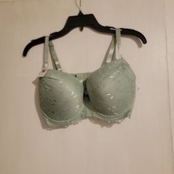 Lace Seafoam Comfort Push Up Bra New