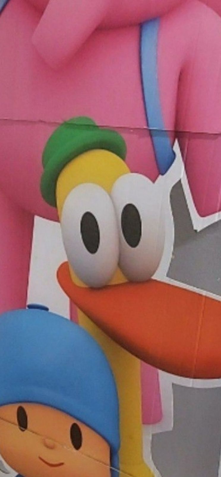 6ft Tall Pocoyo Free Standing Birthday Poster