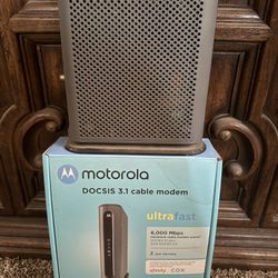 Motorola DOCSIS 3.1 Modem