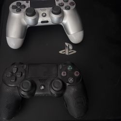 PS4 Pro Witt Two Controllers 