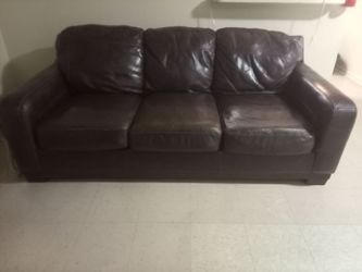 Leather sofa