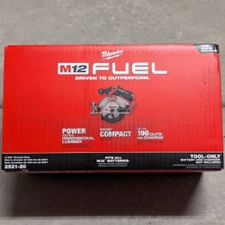 Milwaukee M12 FUEL 5-3/8" Circular Saw (2521-20) Gen2