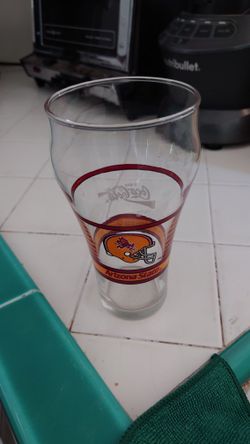 Vintage ASU Sun Devils Football Glass