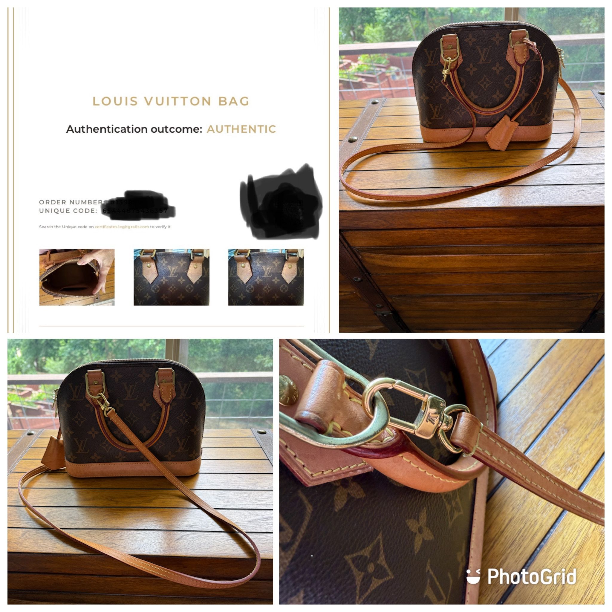 Authentic Louis Vuitton Alma BB